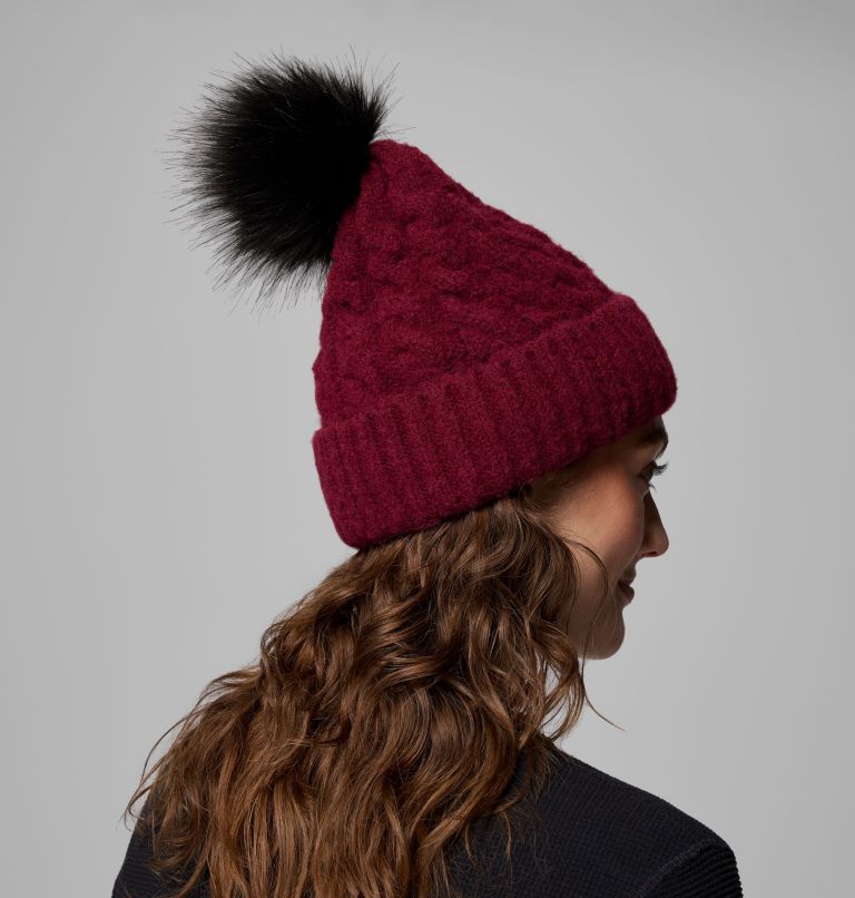 Winter Blur II Beanie, Color: Rich Wine, image 6