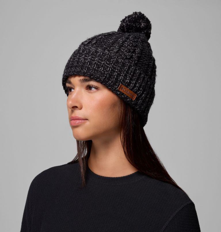 Cozy Ridge Beanie, Color: Black, City Grey Marled, image 5