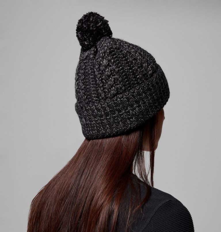 Cozy Ridge Beanie, Color: Black, City Grey Marled, image 6