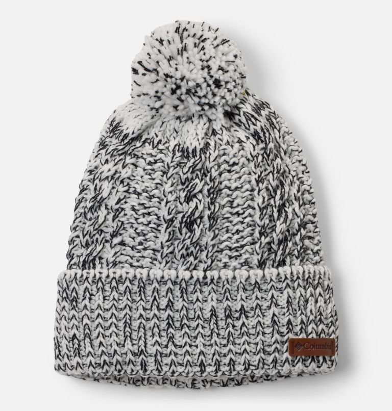 Cozy Ridge Beanie, Color: Sea Salt, Black Marled, image 1