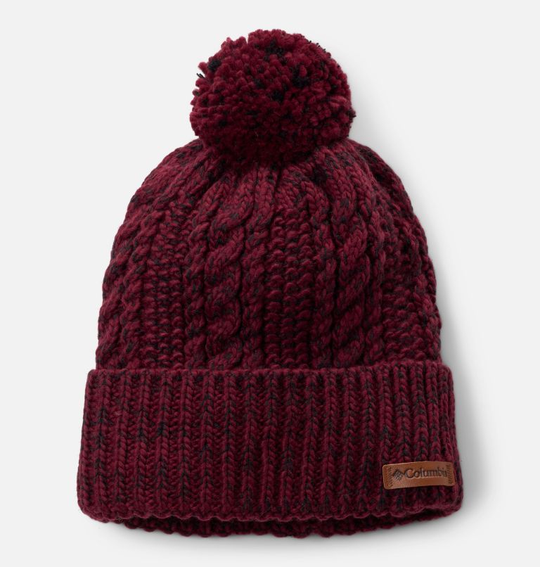 Cozy Ridge Beanie, Color: Rich Wine, Black Marled, image 1