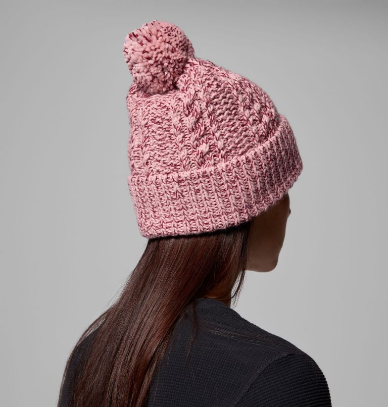 Cozy Ridge Beanie, Color: Eraser Pink, Rich Wine Marled, image 6