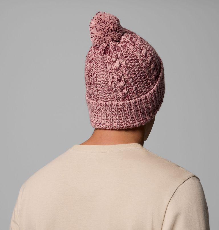 Cozy Ridge Beanie, Color: Eraser Pink, Rich Wine Marled, image 4