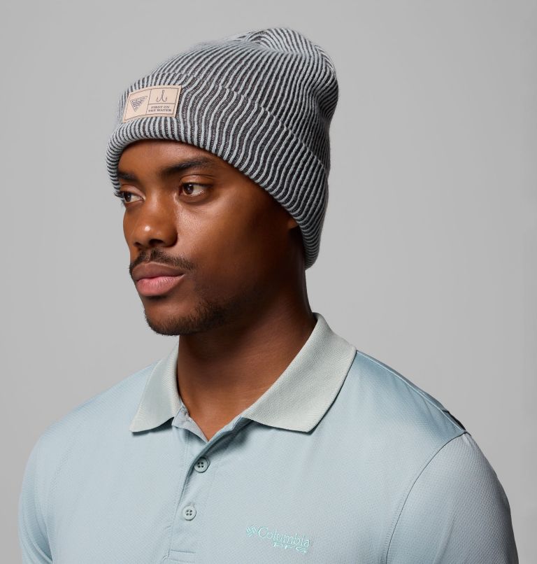 PFG Patch Beanie, Color: Crushed Blue, Shark, FOTW Box Hooks, image 3