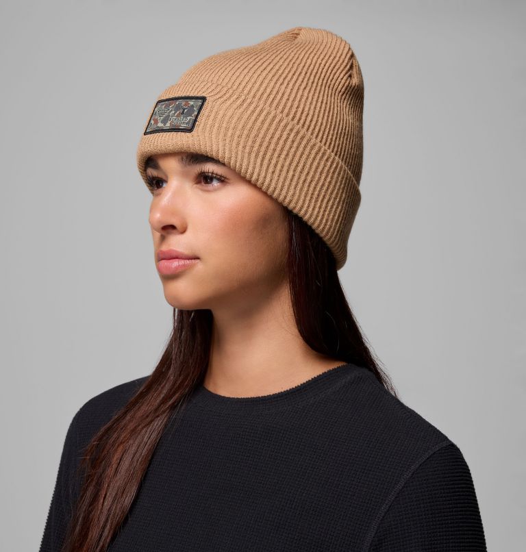 PHG Patch Beanie, Color: Sahara, Tested Tough Box Deer, image 5