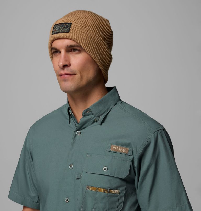 PHG Patch Beanie, Color: Sahara, Tested Tough Box Deer, image 3
