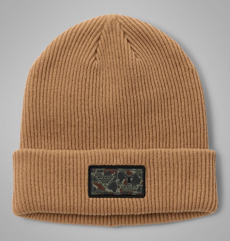 PHG Patch Beanie, Color: Sahara, Tested Tough Box Deer, image 1