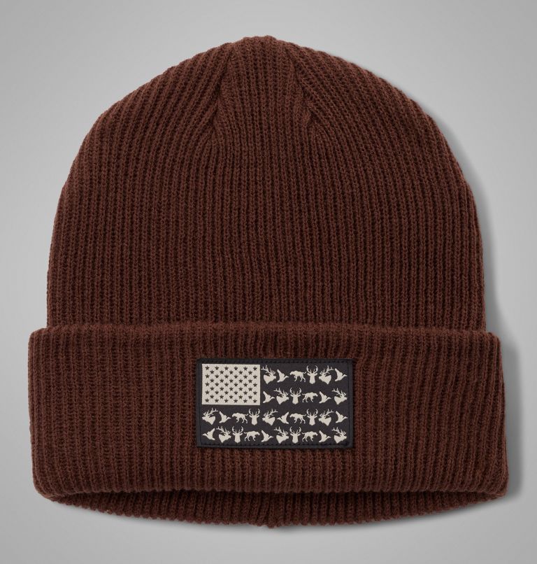 PHG Patch Beanie, Color: Tobacco, Game Flag, image 1
