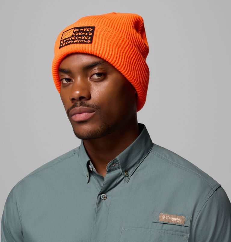 PHG Patch Beanie, Color: Blaze, Game Flag, image 3