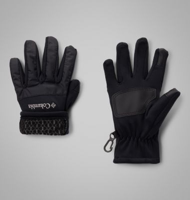 Kids' Arctic Crest Gloves, Color: Black, image 4
