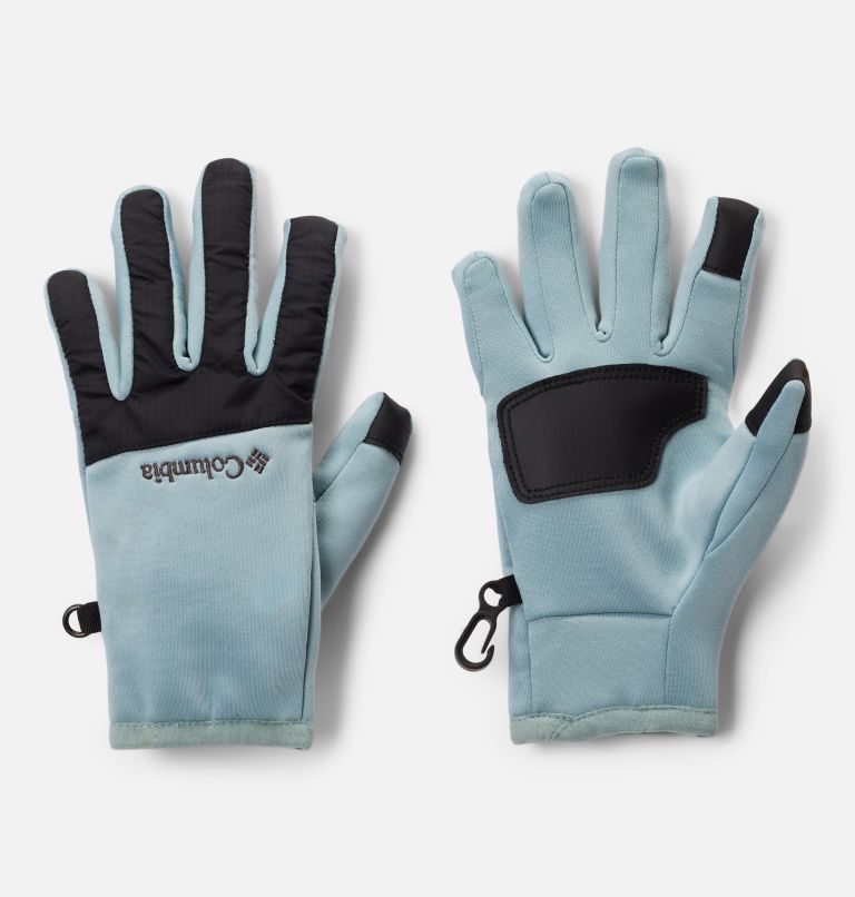 Kids' Arctic Crest Gloves, Color: Crushed Blue, image 1