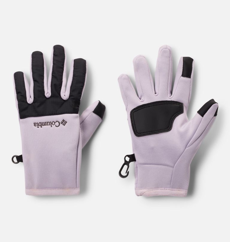 Kids' Arctic Crest Gloves, Color: Lavender Pearl, image 1