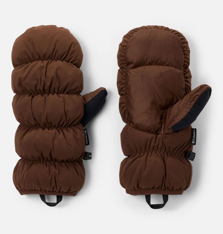 Women's Amaze Puff Mittens, Color: Tobacco, image 1