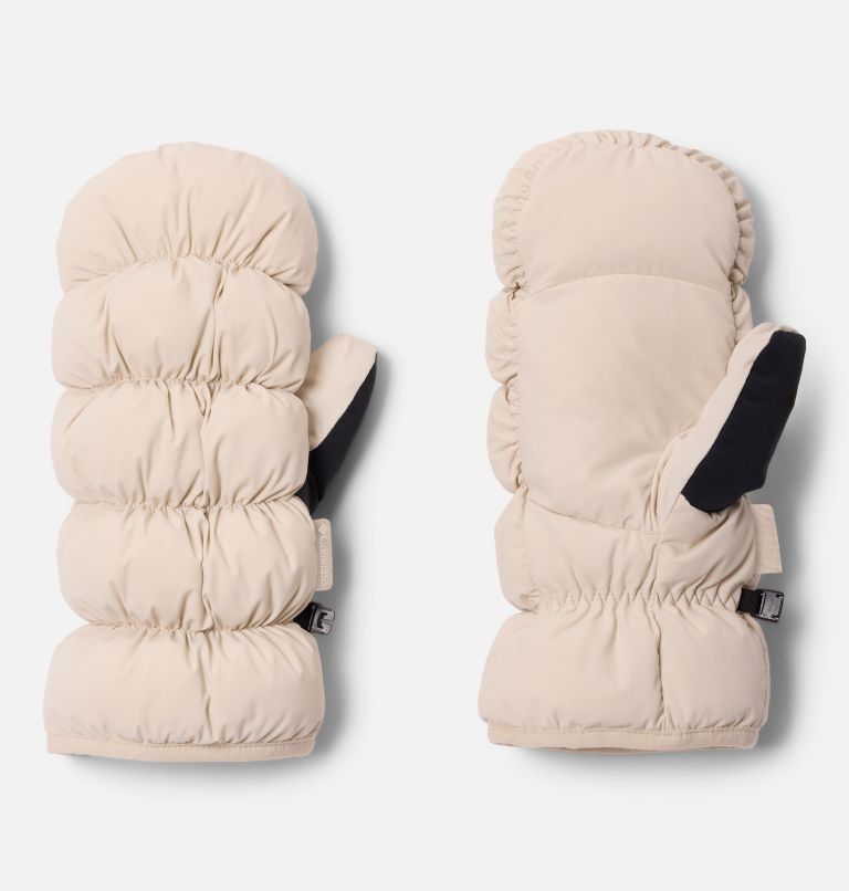 Women's Amaze Puff Mittens, Color: Dark Stone, image 1