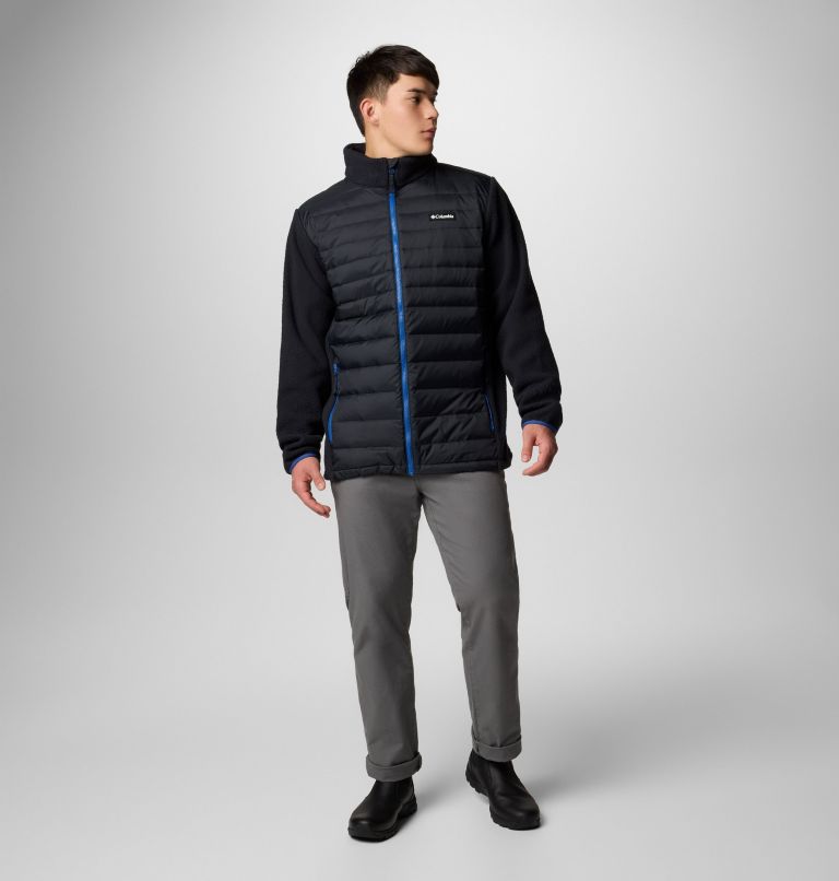 Men's Juniper Peak Hybrid Jacket, Color: Black, Black, image 2