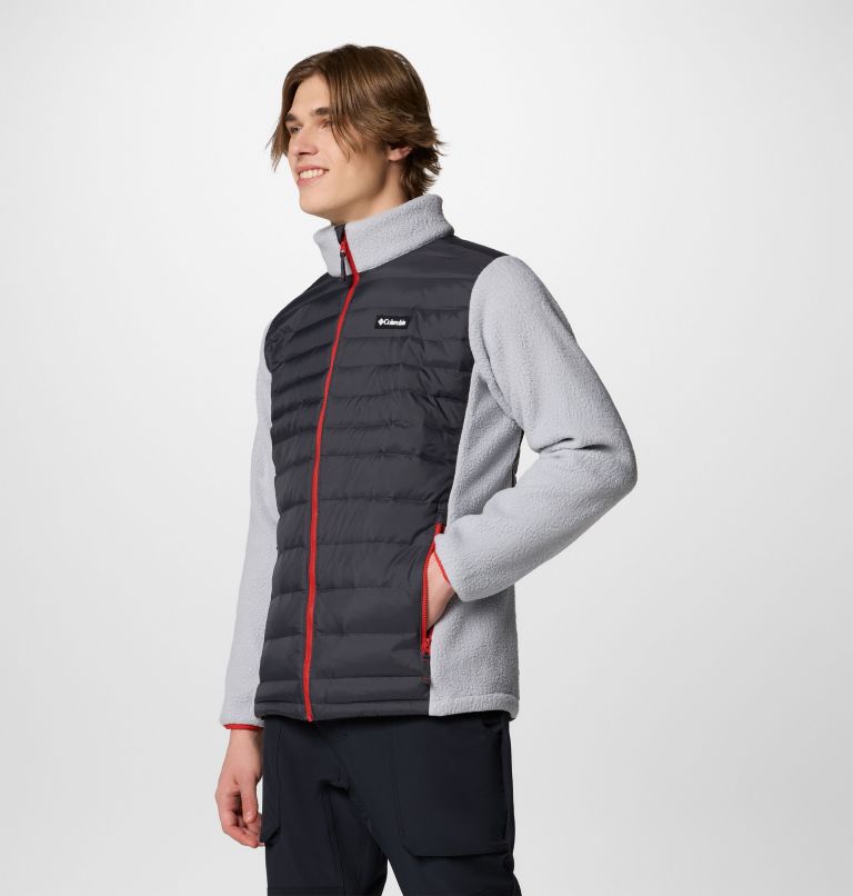 Men's Juniper Peak Hybrid Jacket, Color: Shark, Columbia Grey, image 4