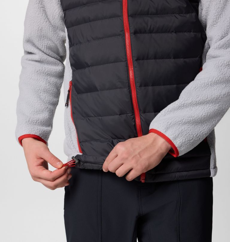 Men's Juniper Peak Hybrid Jacket, Color: Shark, Columbia Grey, image 6