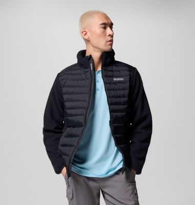 Doudoune Hybride Columbia Juniper Peak Pour Homme - Isolation TurboDown 590, Imperméable Omni-Shield - Taille L, Couleur Rain Forest - 11