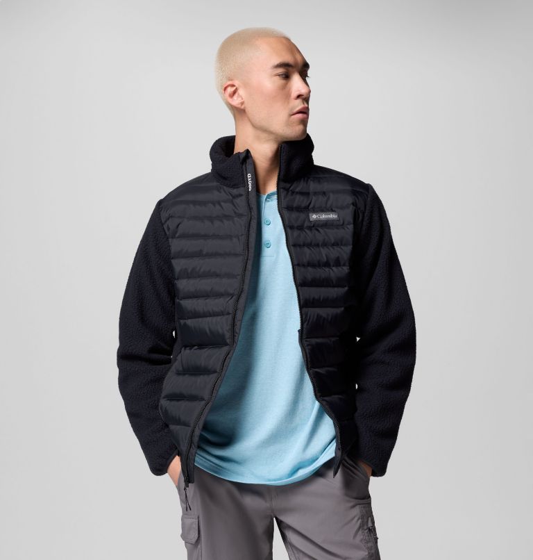 Men's Juniper Peak Hybrid Jacket, Color: Black, image 5