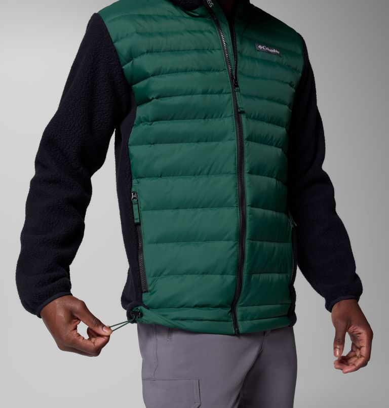 Juniper Peak Hybrid Jacket | 375 | L, Color: Rain Forest, Black, image 8