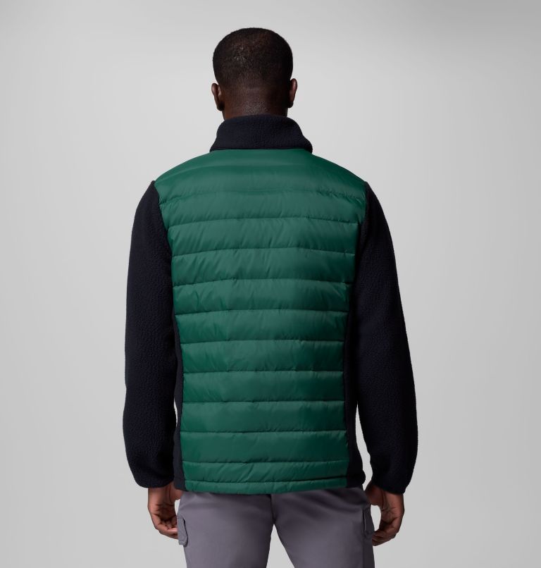 Juniper Peak Hybrid Jacket | 375 | L, Color: Rain Forest, Black, image 3