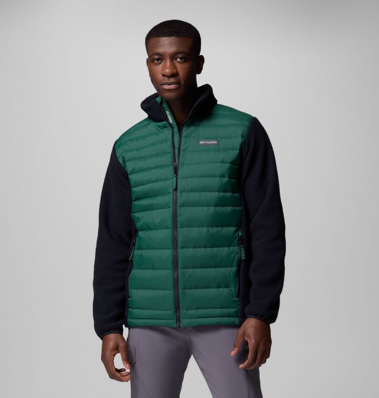Juniper Peak Hybrid Jacket | 375 | L, Color: Rain Forest, Black, image 1