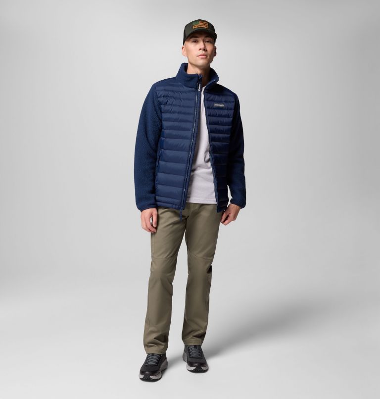 Men's Juniper Peak Hybrid Jacket, Color: Collegiate Navy, image 2