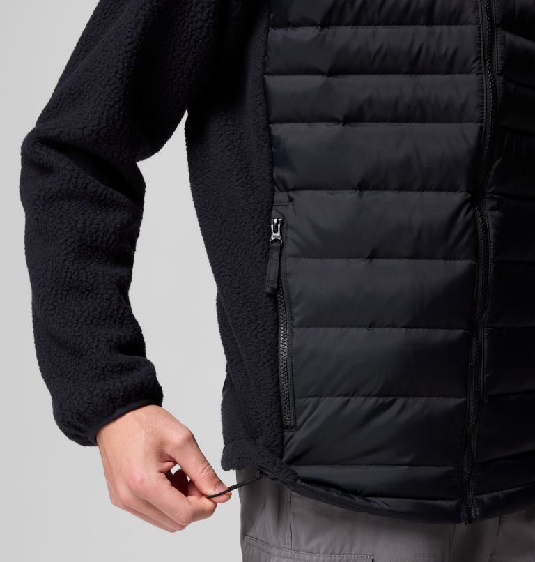Chaqueta híbrida de plumón Juniper Peak para hombre, Color: Black, image 7