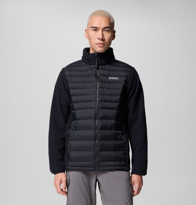 Chaqueta híbrida de plumón Juniper Peak para hombre, Color: Black, image 1