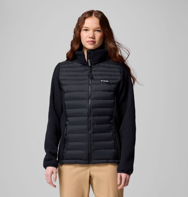 Women's Juniper Peak Hybrid Jacket, Color: Black, image 1