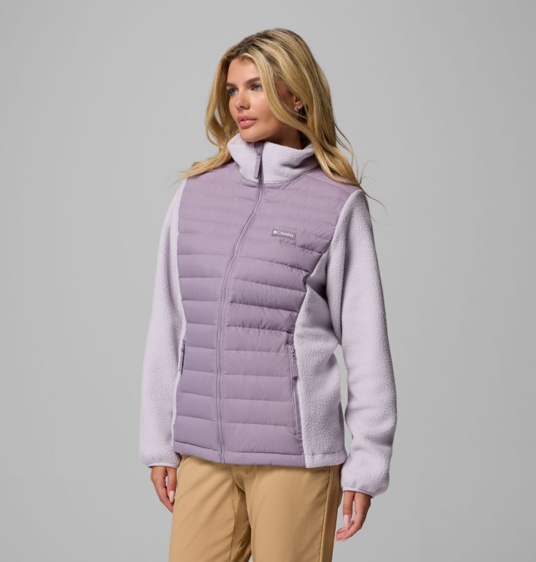 Women's Juniper Peak Hybrid Jacket, Color: Shale Purple, Lavender Pearl, image 4