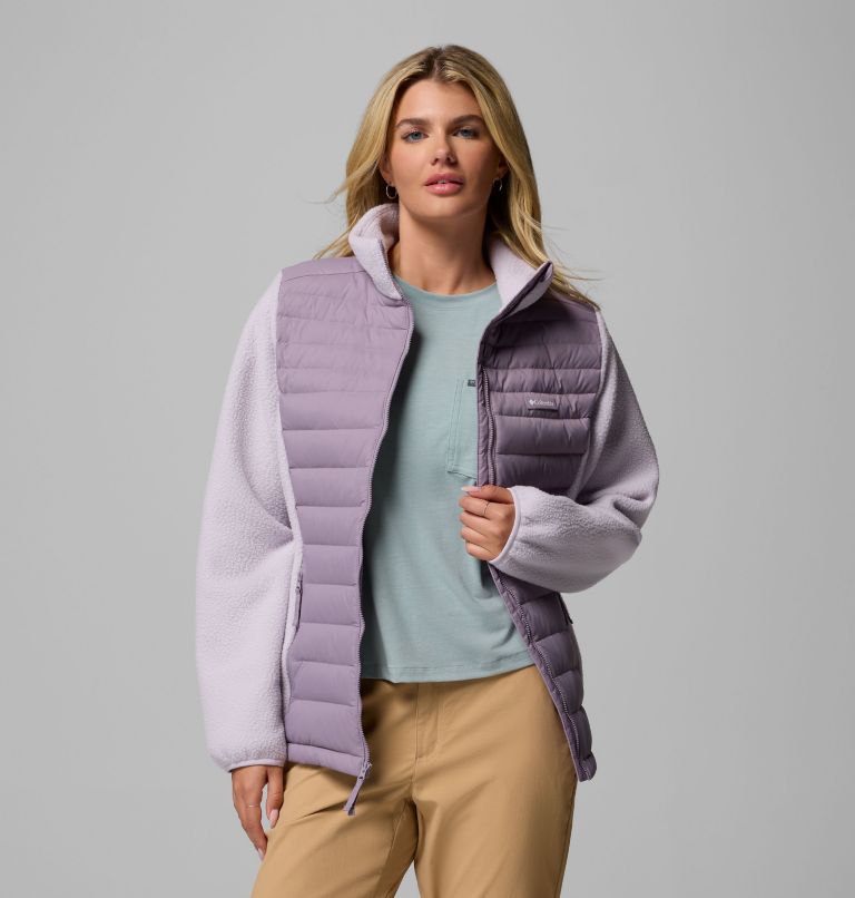Women's Juniper Peak Hybrid Jacket, Color: Shale Purple, Lavender Pearl, image 5