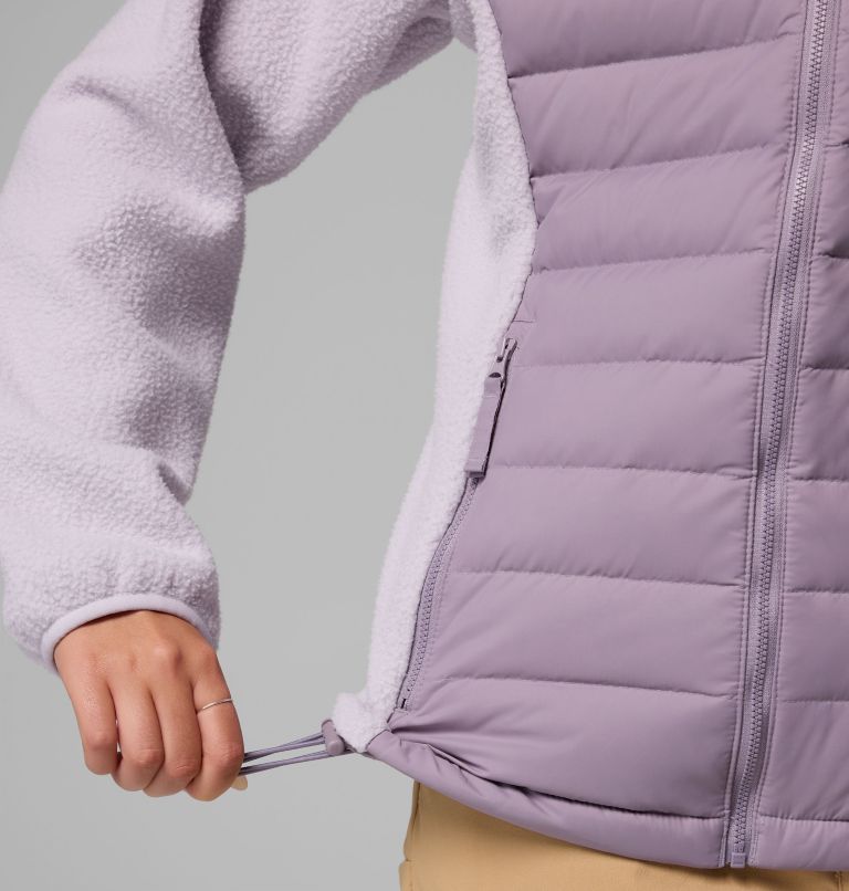 Women's Juniper Peak Hybrid Jacket, Color: Shale Purple, Lavender Pearl, image 7