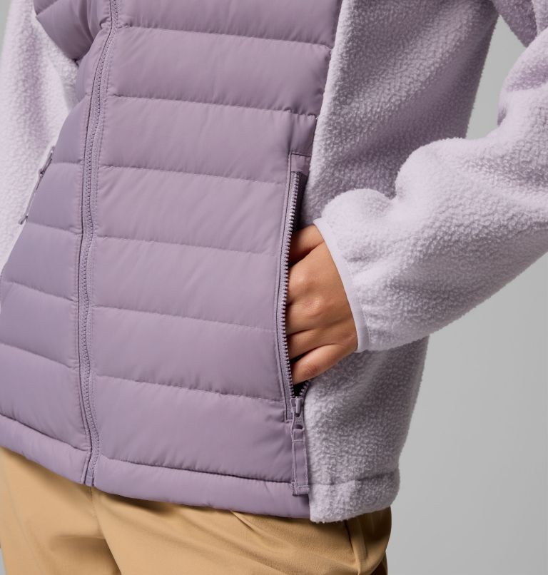 Women's Juniper Peak Hybrid Jacket, Color: Shale Purple, Lavender Pearl, image 8