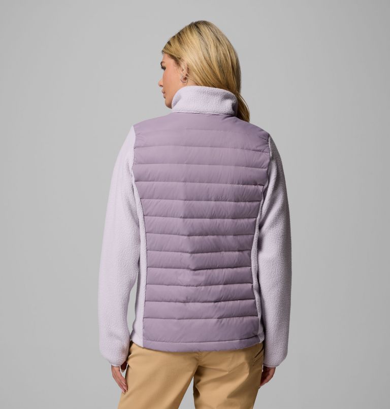 Women's Juniper Peak Hybrid Jacket, Color: Shale Purple, Lavender Pearl, image 3