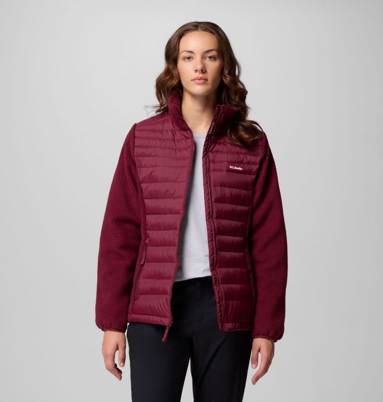 Women's Juniper Peak Hybrid Jacket, Color: Rich Wine, image 5