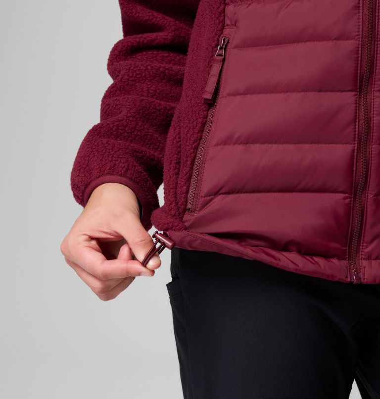 Women's Juniper Peak Hybrid Jacket, Color: Rich Wine, image 7