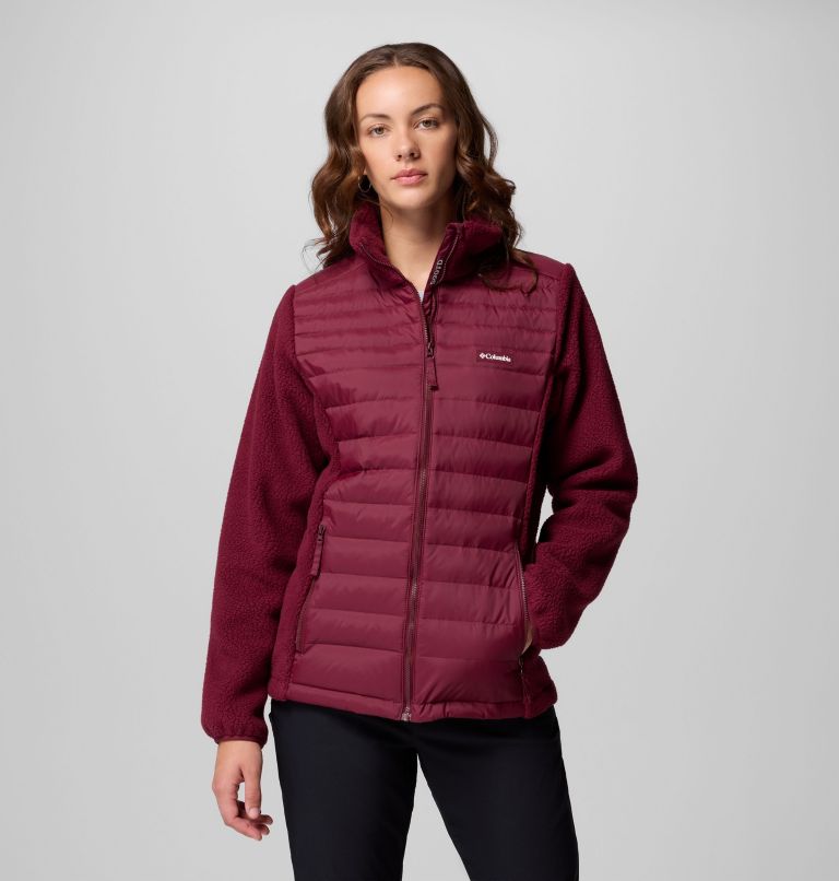 Women's Juniper Peak Hybrid Jacket, Color: Rich Wine, image 1