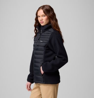 Women's Juniper Peak Hybrid Down Jacket, Color: Black, image 8