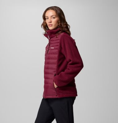 Women's Juniper Peak Hybrid Down Jacket, Color: Rich Wine, image 4