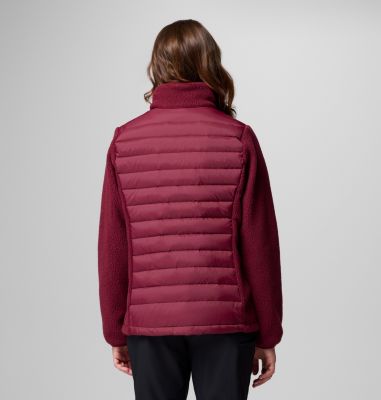 Women's Juniper Peak Hybrid Down Jacket, Color: Rich Wine, image 3