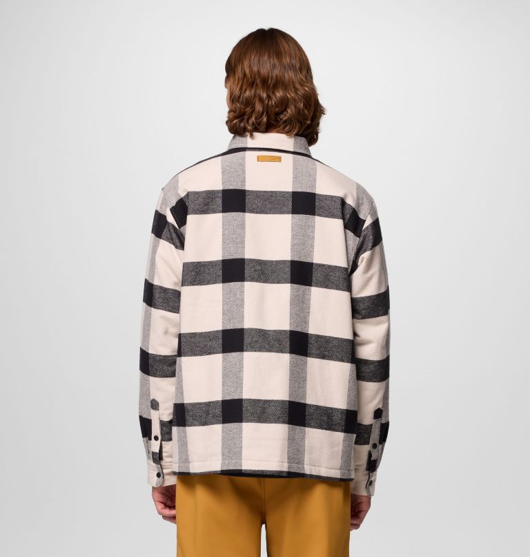 Men's High Cascades Shirt Jacket, Color: Dark Stone Tims Buffalo Plaid, image 3