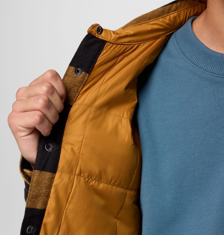 Men's High Cascades Shirt Jacket, Color: Maple Sugar Tims Buffalo Plaid, image 6