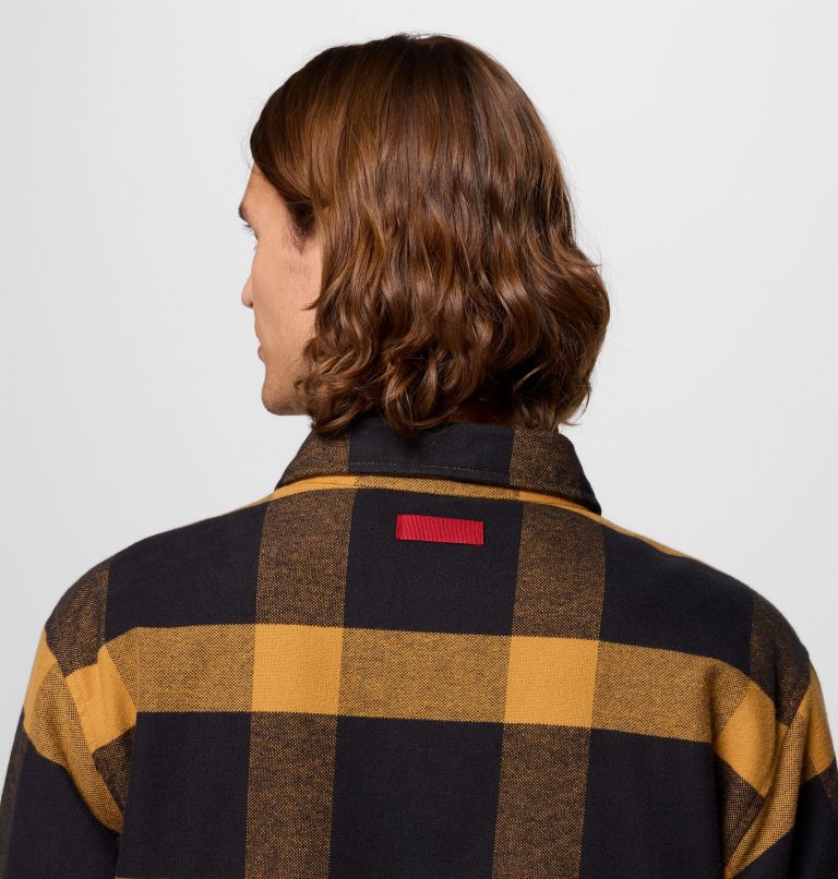 Men's High Cascades Shirt Jacket, Color: Maple Sugar Tims Buffalo Plaid, image 9