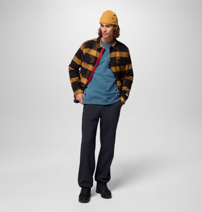 Men's High Cascades Shirt Jacket, Color: Maple Sugar Tims Buffalo Plaid, image 2