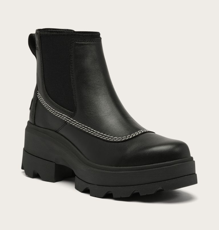 JOAN FRWD Women's Waterproof Chelsea Boot, Color: Black, Bleached Ceramic, image 6