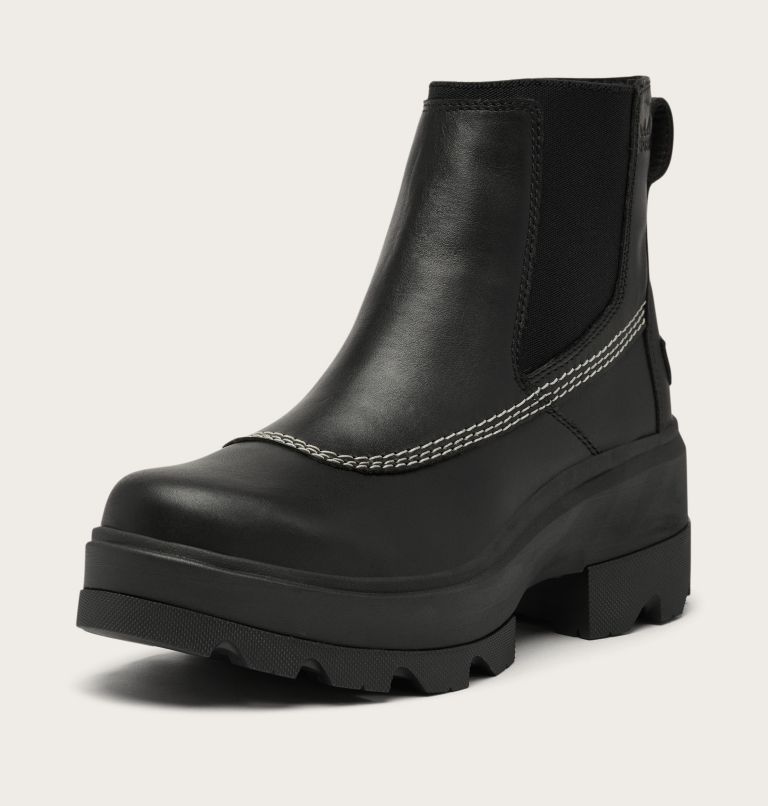 JOAN FRWD Women's Waterproof Chelsea Boot, Color: Black, Bleached Ceramic, image 7