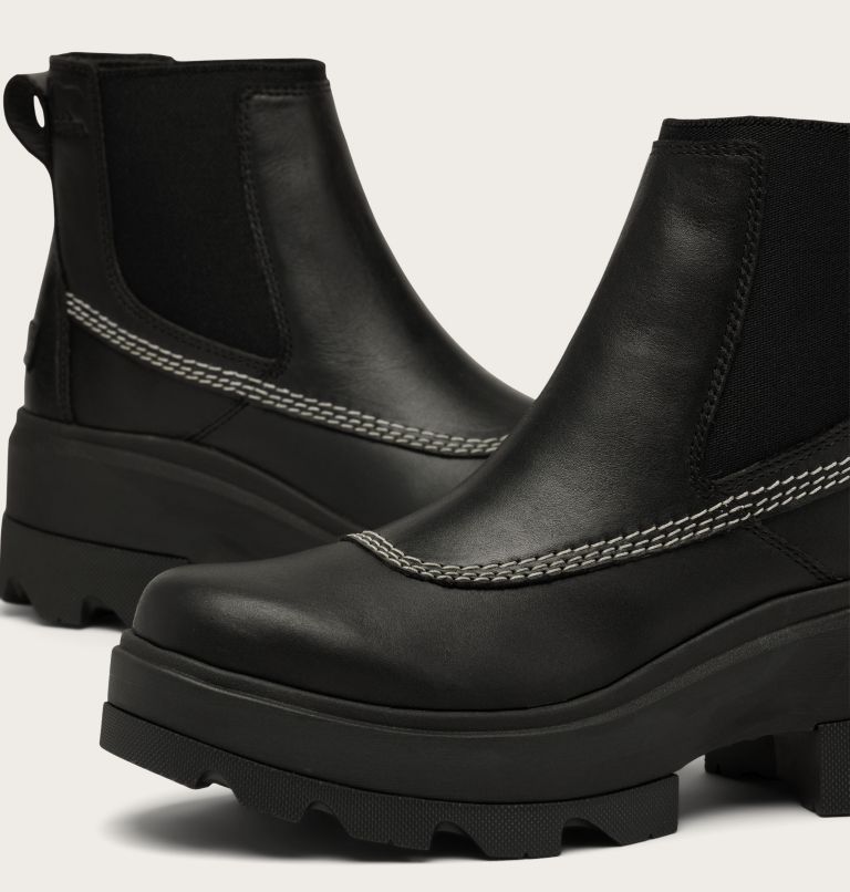 JOAN FRWD Women's Waterproof Chelsea Boot, Color: Black, Bleached Ceramic, image 9