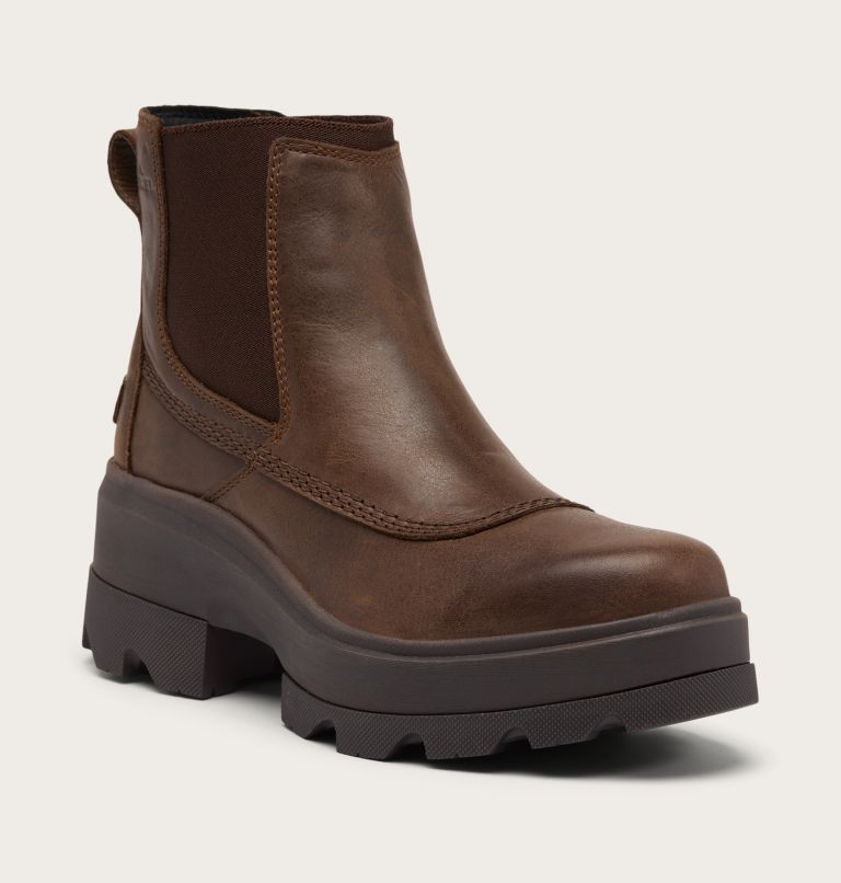 JOAN FRWD Women's Waterproof Chelsea Boot, Color: Tobacco, Blackened Brown, image 6