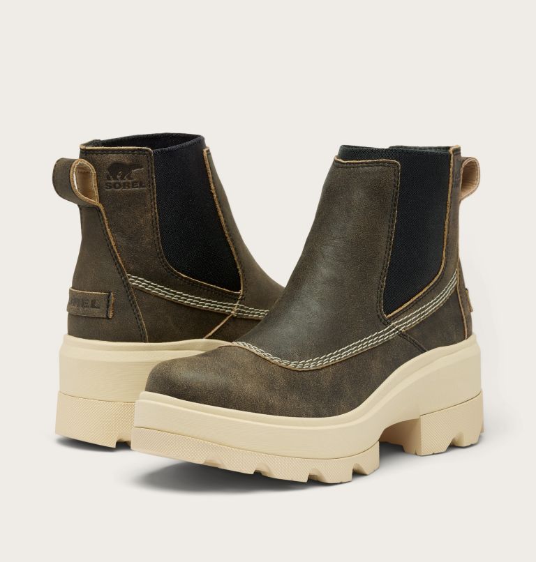 JOAN FRWD Women's Waterproof Chelsea Boot, Color: Canoe, Bleached Ceramic, image 8